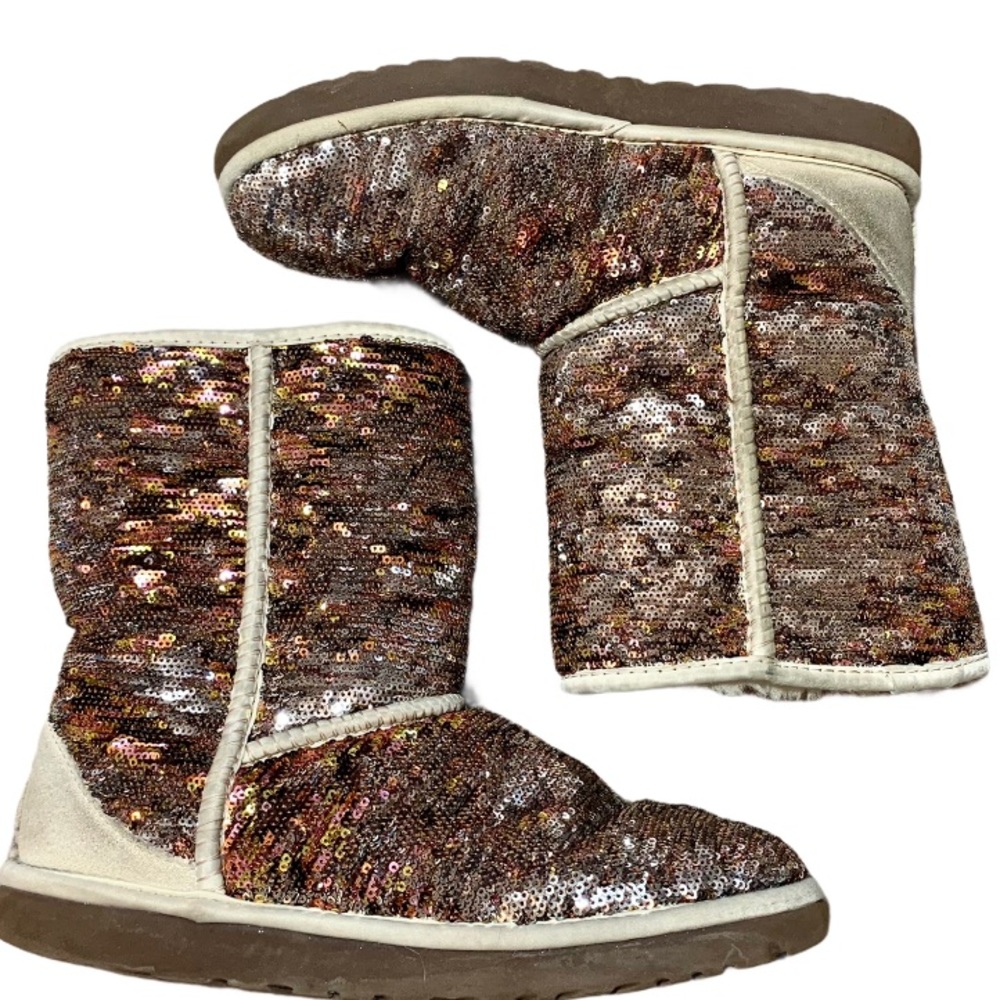 UGGS gold sequin classic